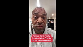 Voter Feels Vindicated by Kamala Harris Fox Interview — Now Others Can See What We’ve Been Saying All Along 10/17/24