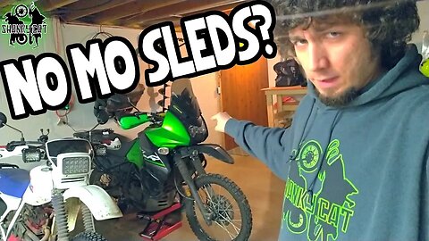 Goodbye Sled Trails & Hello KLR 650 | #klrdelusionals