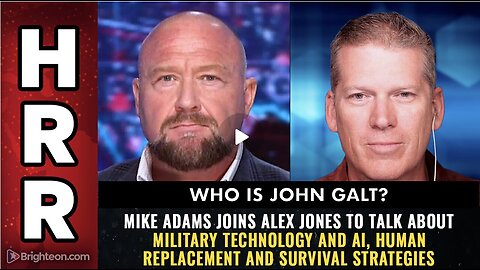 Mike Adams joins Alex Jones to talk Military Technology & AI...I ROBOT COMING SOON. JGANON, SGANON