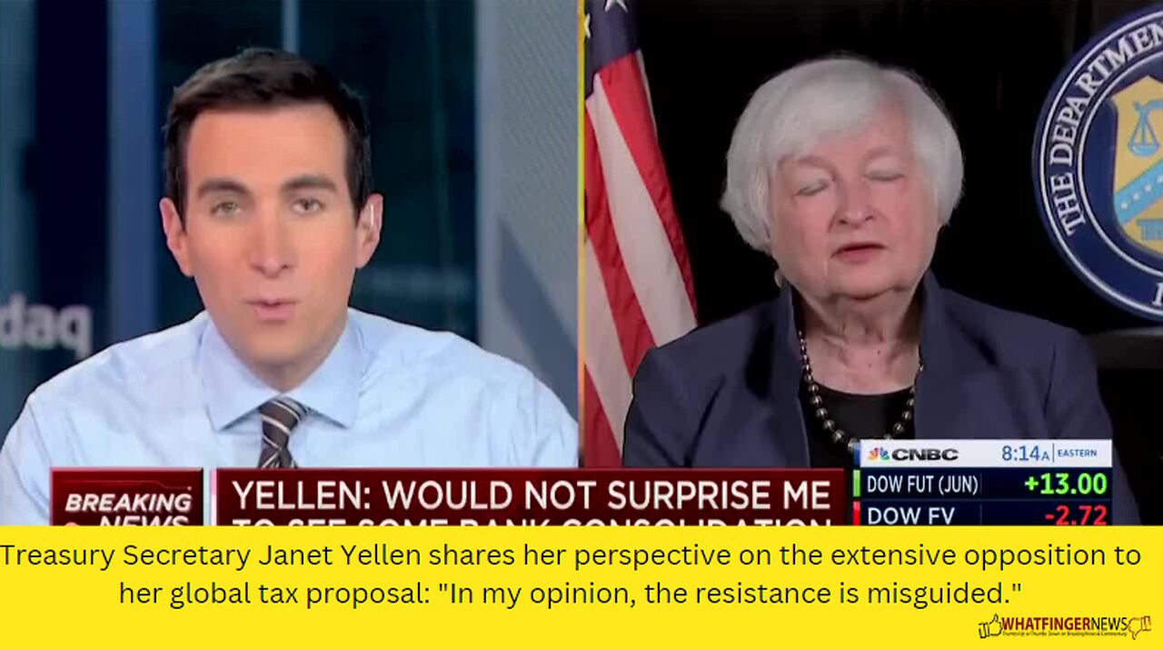 Treasury Secretary Janet Yellen shares her perspective on the extensive opposition to her