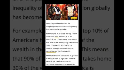 How Can Crypto Solve Income Equality? #cryptomash #crypto #cryptocurrency #bitcoin