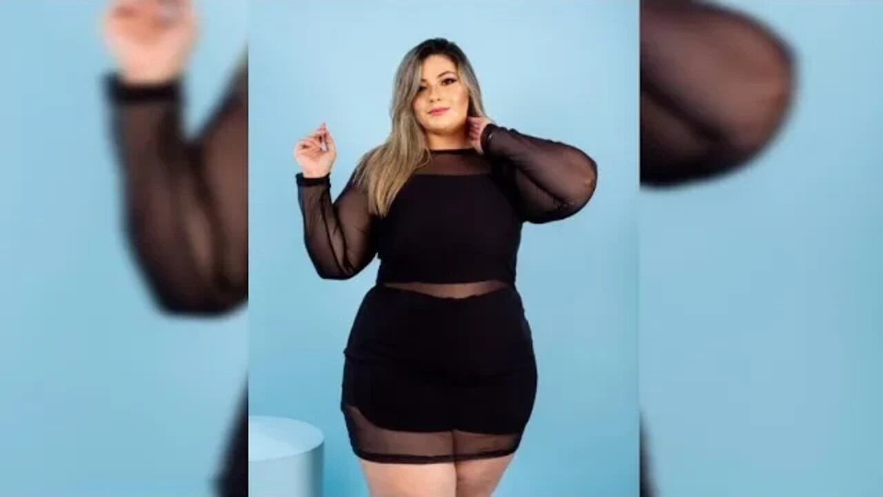 🛑 VESTIDO TULE PLUS SIZE