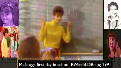 Ms.buggs first day in school RW and DB aug 1991