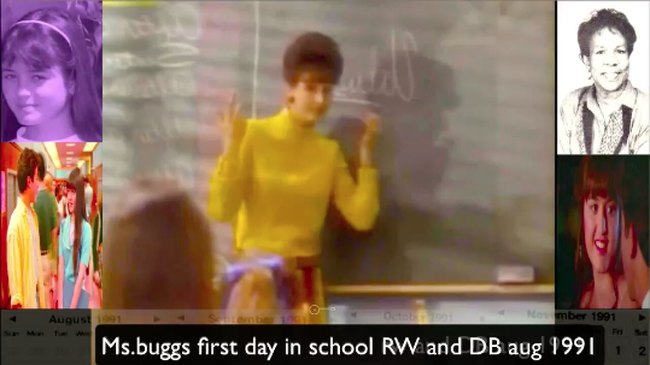 Ms.buggs first day in school RW and DB aug 1991