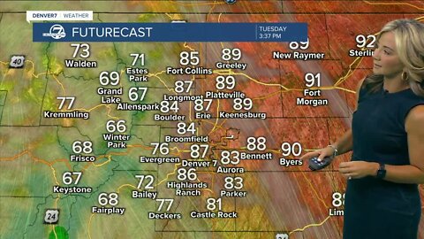 One more warm day in Denver before a cold front roll through