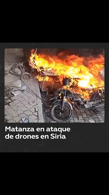 Ataque con drones deja más de cien muertos en Siria