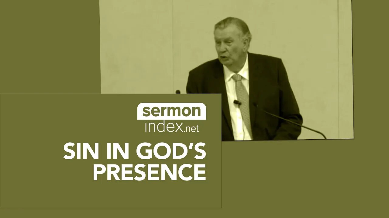 (Sermon Quote) Sin In God's Presence by Erlo Stegen