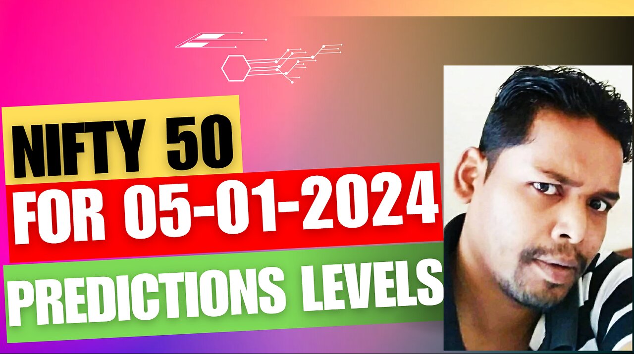 Nifty 50 Levels Predictions for 05-01-2024 #Nifty #Niftybank