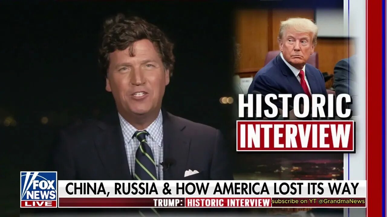 Donald Trump + Tucker Carlson Interview April 12 2023 FULL