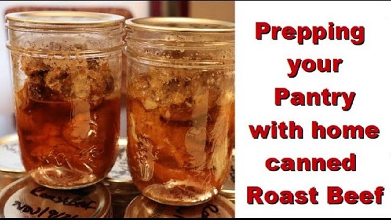 How to Home Can ROAST BEEF Raw Pack Method Shoulder & Chuck Roast Canning #canning