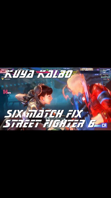 Kuya Kalbo Six Match Fix Street FIghter 6: 06-06-2024 preview