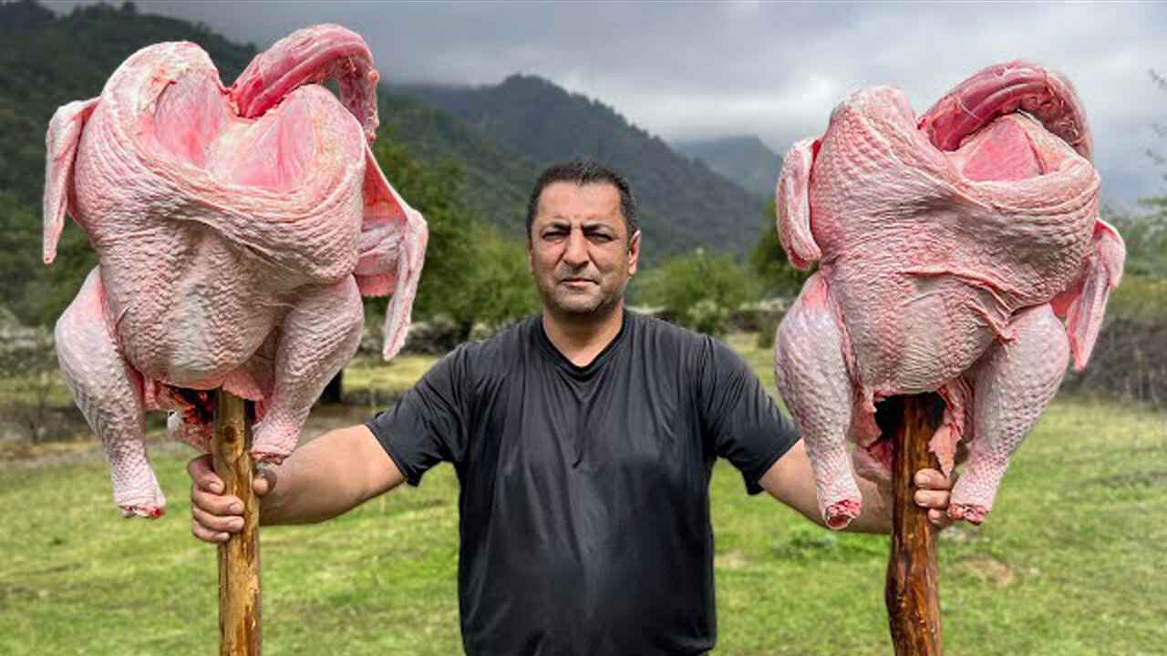 2 Incredible Dishes of Huge Turkeys! Fed All the Children in the Village