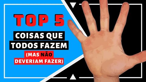 NÃO FAÇA ESSAS 5 COISAS E VOCÊ GANHARÁ DINHEIRO NA BOLSA DE VALORES