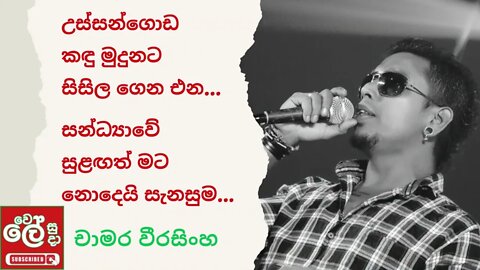 උස්සන්ගොඩ කඳුමුදුනට | Ussangoda Kandu Mudunata | Chamara Weerasinghe | wele suda