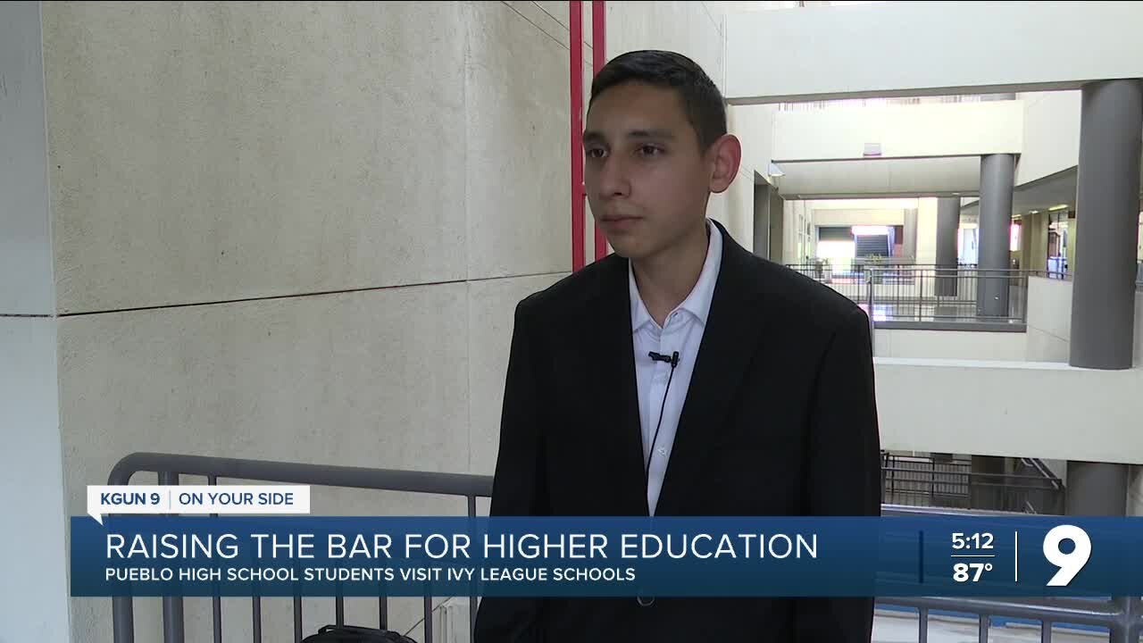 Pueblo High School students tour Ivy League campuses
