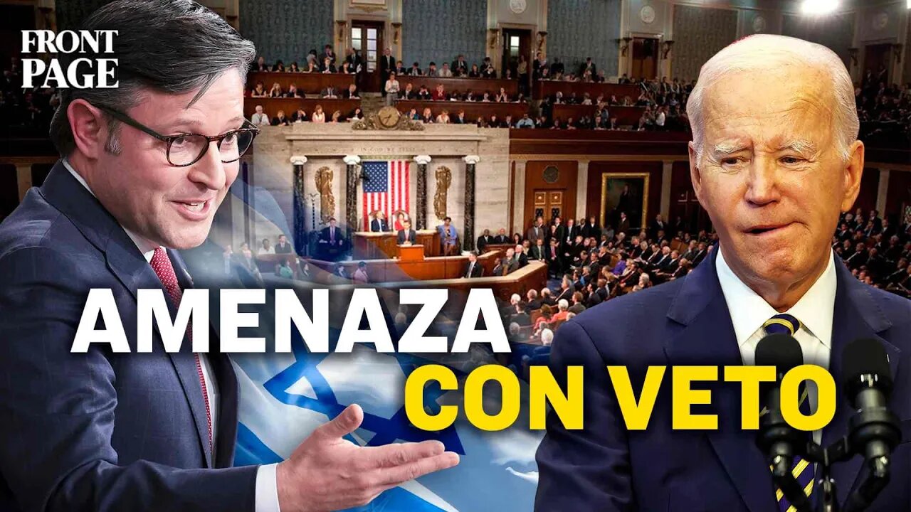 Biden am3naz4 con vetar proyecto de ayuda a Israel, ¿qué dirán sus donantes judí0s sobre esto?