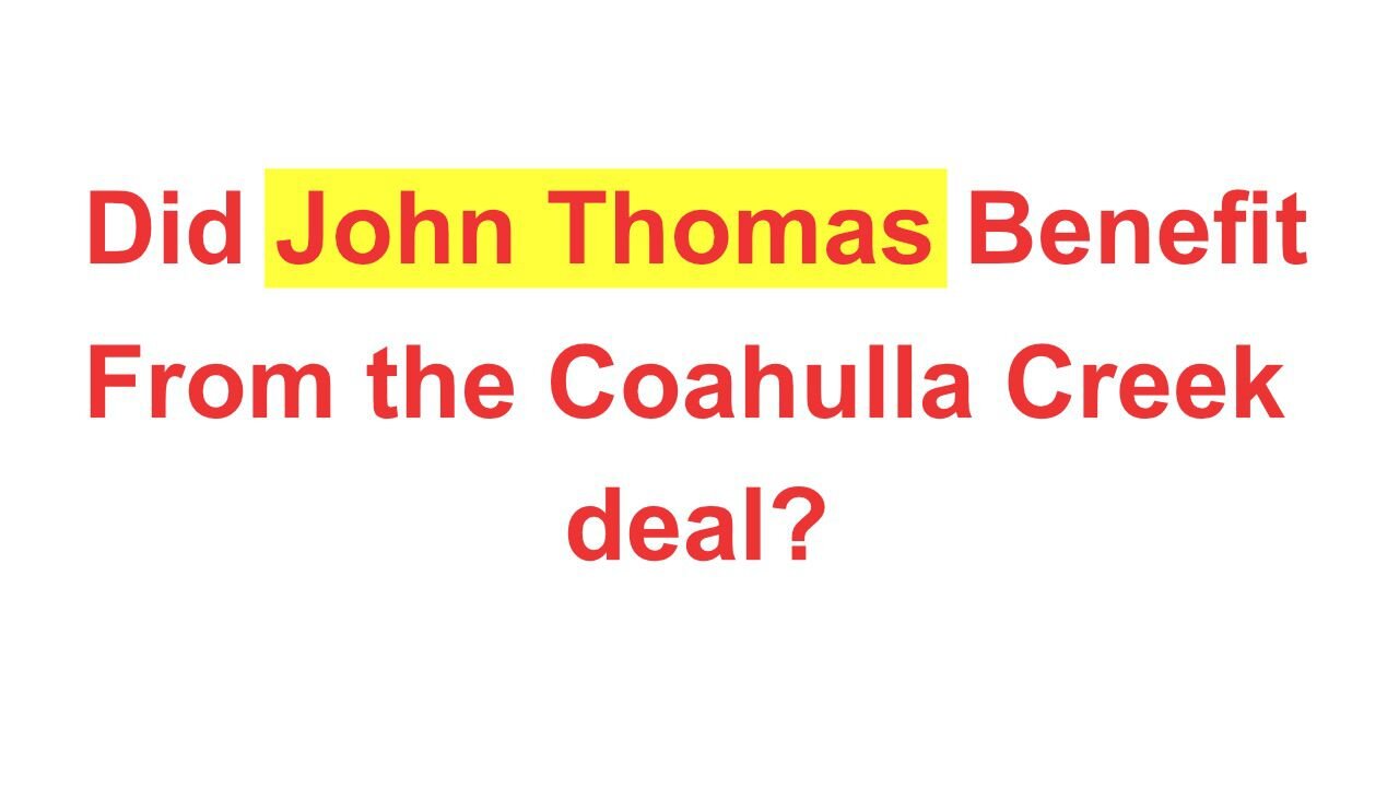 Coahulla Creek Thomas