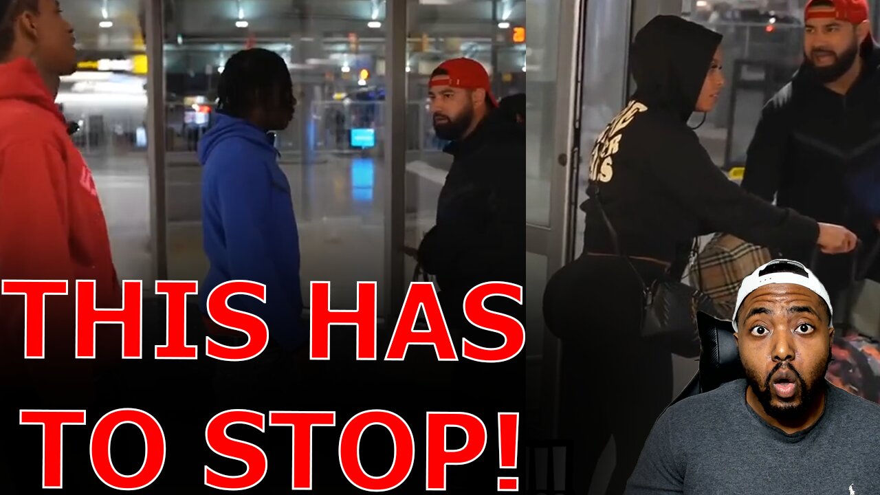 Rapper PULLS OUT Knife On Couple After Trying To Steal Their Luggage In Youtube Prank Gone Wrong!