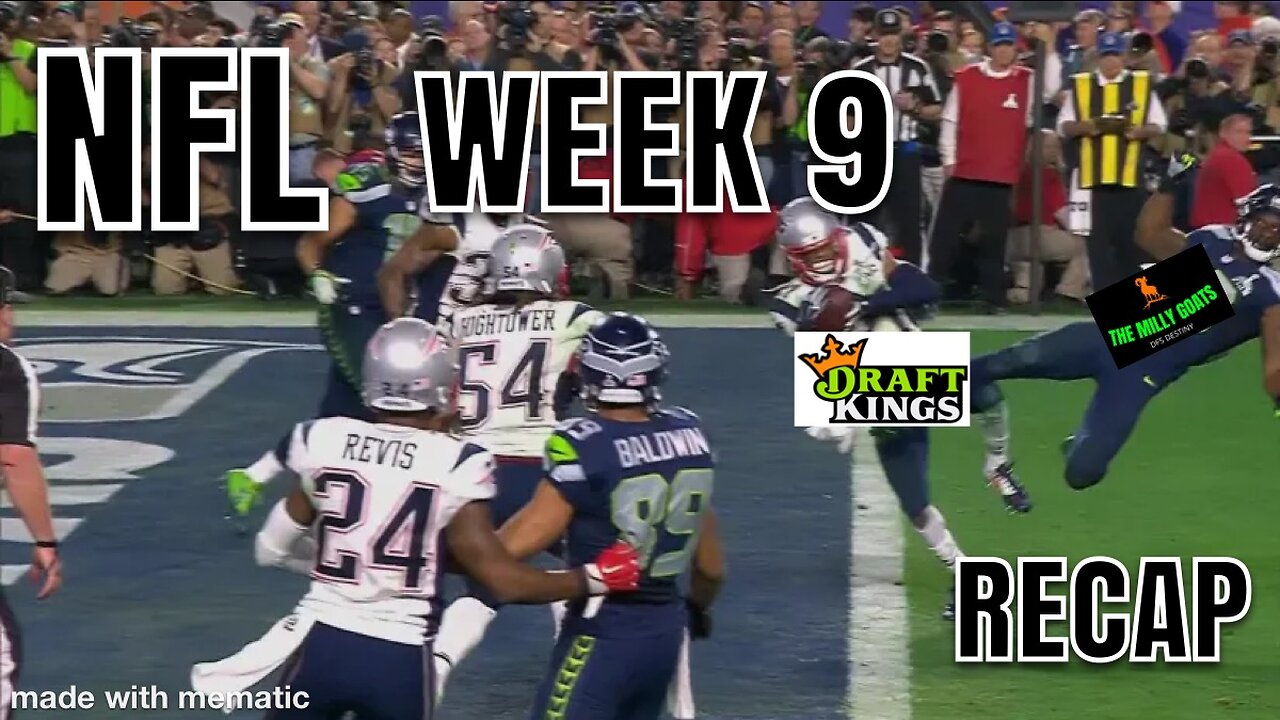 NFL Week 9 Recap, DraftKings DEffS, Stop Arguing Against CFP Expansion