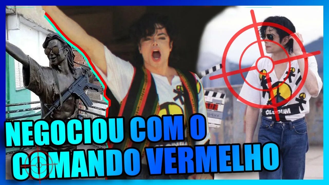 O ENCONTRO DE MICHAEL JACKSON COM O COMANDO VERMELHO #historia #musica #crime