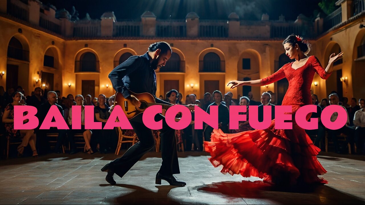 BAILA CON FUEGO | Amenco | Guitarra | Cajón | Castañuelas | Compás | Danza | Fuego