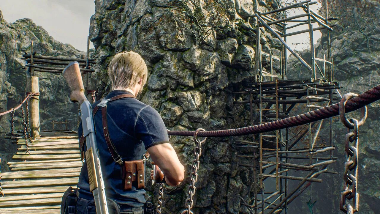 PLATAFORMAS SECRETAS da MONTANHA - RESIDENT EVIL 4 REMAKE