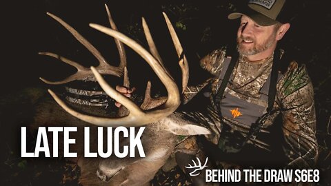 Double Splits Late Season Kansas Buck With a Bow. Behind the Draw S6E8 - Late Luck