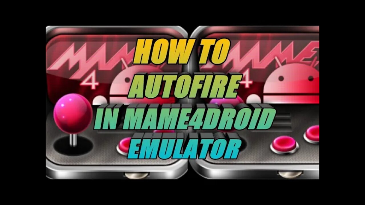 How to AUTOFIRE in Mame4droid Emulator