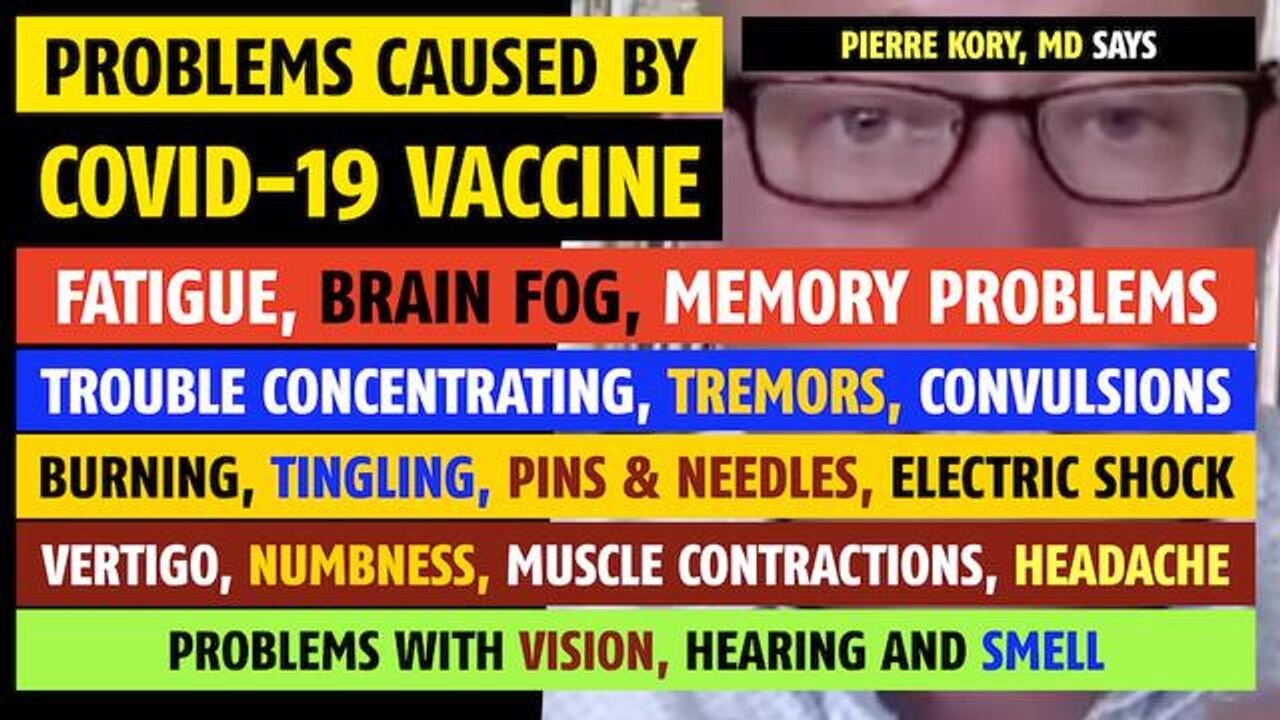 Covid-19 vaccines problems: fatigue, brain fog, memory problems, tremors, tingling, headache