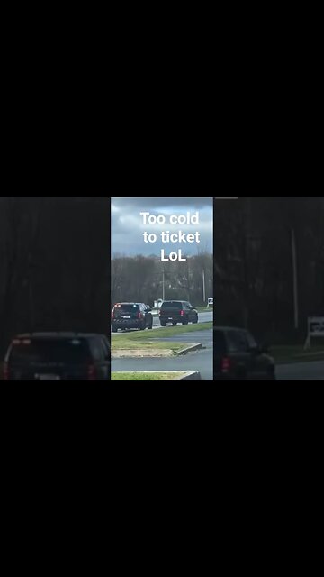 Cold states have different rules #police #funny #shorts #viral #cold #winter #traffic #fypシ