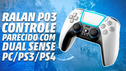 RALAN P03 - CONTROLE ESTILO DUALSENSE PARA PS3/PS4/PC e SWITCH | Análise/Review