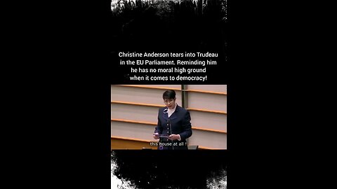 Christine Anderson Called Out Justin Trudeau in Person