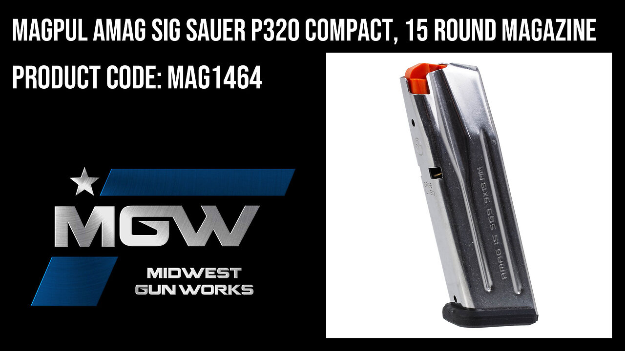 Magpul AMAG Sig Sauer P320 Compact, 15 Round Magazine - MAG1464