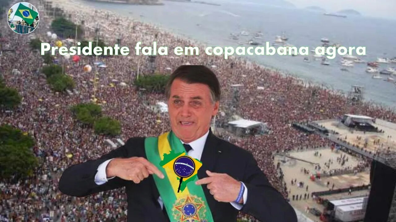 Bolsonaro Discursa em Copacabana agora assista #aovivo ASSISTAM #7desetembrovaisergigante