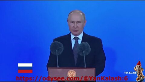 Vladimir Poutine s'exprime lors de l'ouverture du Forum militaro-technique international Armée-2022