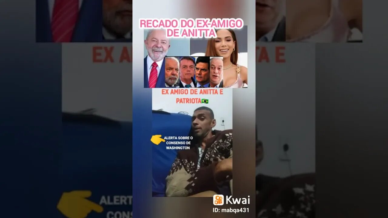 Ex-Amigo de Anitta e recado pra ela, fãs e Bolsonaristas🇧🇷 Vídeo na descrição