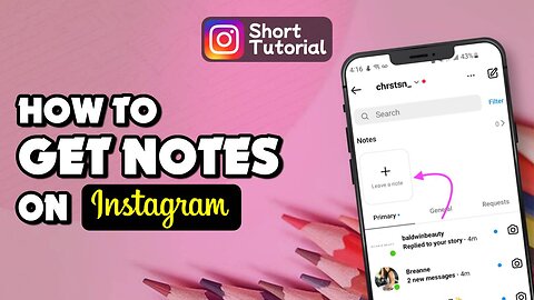 📝📲 How to Get Notes on Instagram ! 🚀✨