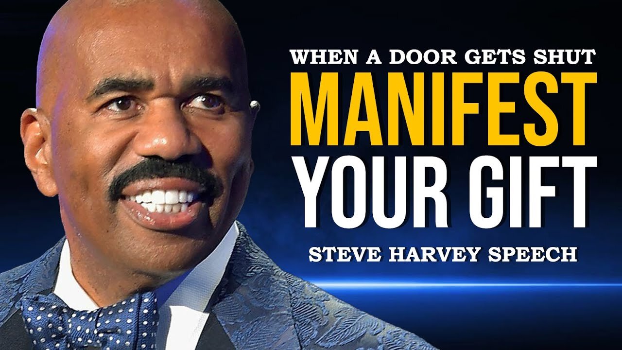 MANIFEST YOUR GIFT - This Speech Will Make You Cry | Steve Harvey Motivation