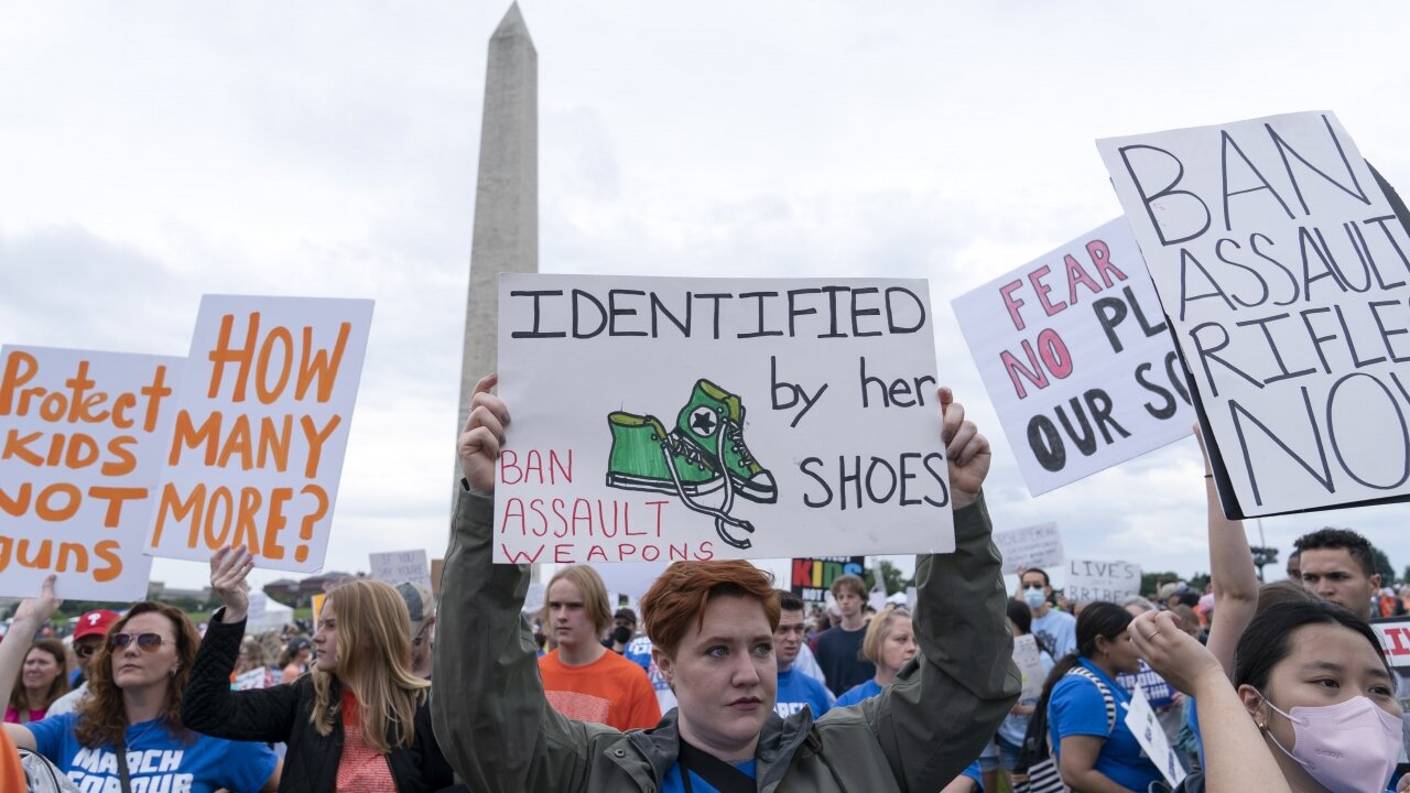 Demonstrators Call For Action On Gun Violence Epidemic