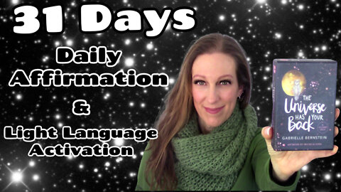 Daily Affirmation Card + Light Language Activation