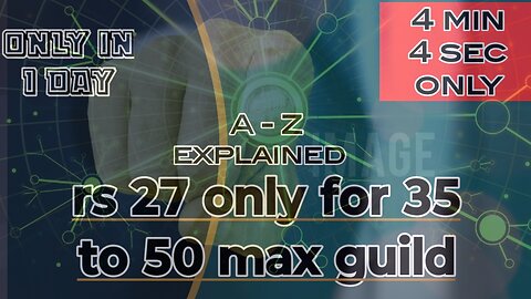 Free fire guild max upto 50 in 1 day only (must watch ) step by step a-z