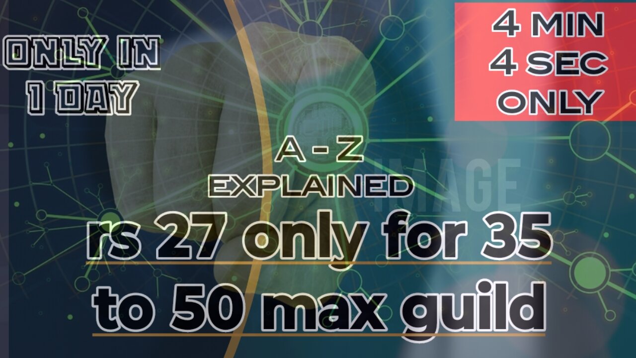 Free fire guild max upto 50 in 1 day only (must watch ) step by step a-z