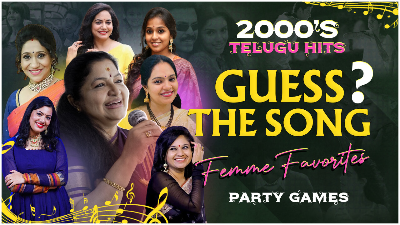 Guess the Song | ULTIMATE 2000s Telugu Hits | Female Favorites | Party Game for Friends