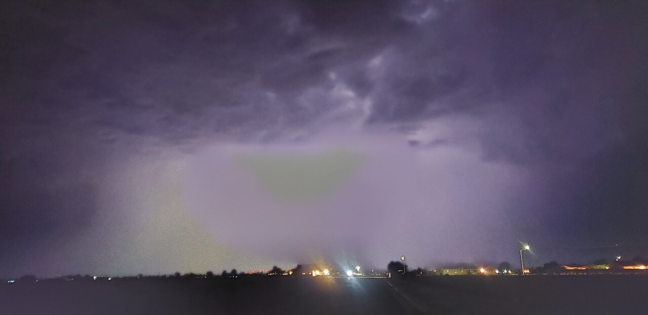 Midnight light show