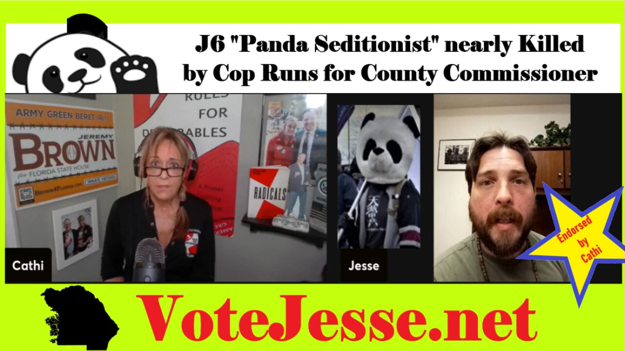 J6 "Panda Seditionist" Nearly Killed by Cop Runs for County Commissioner