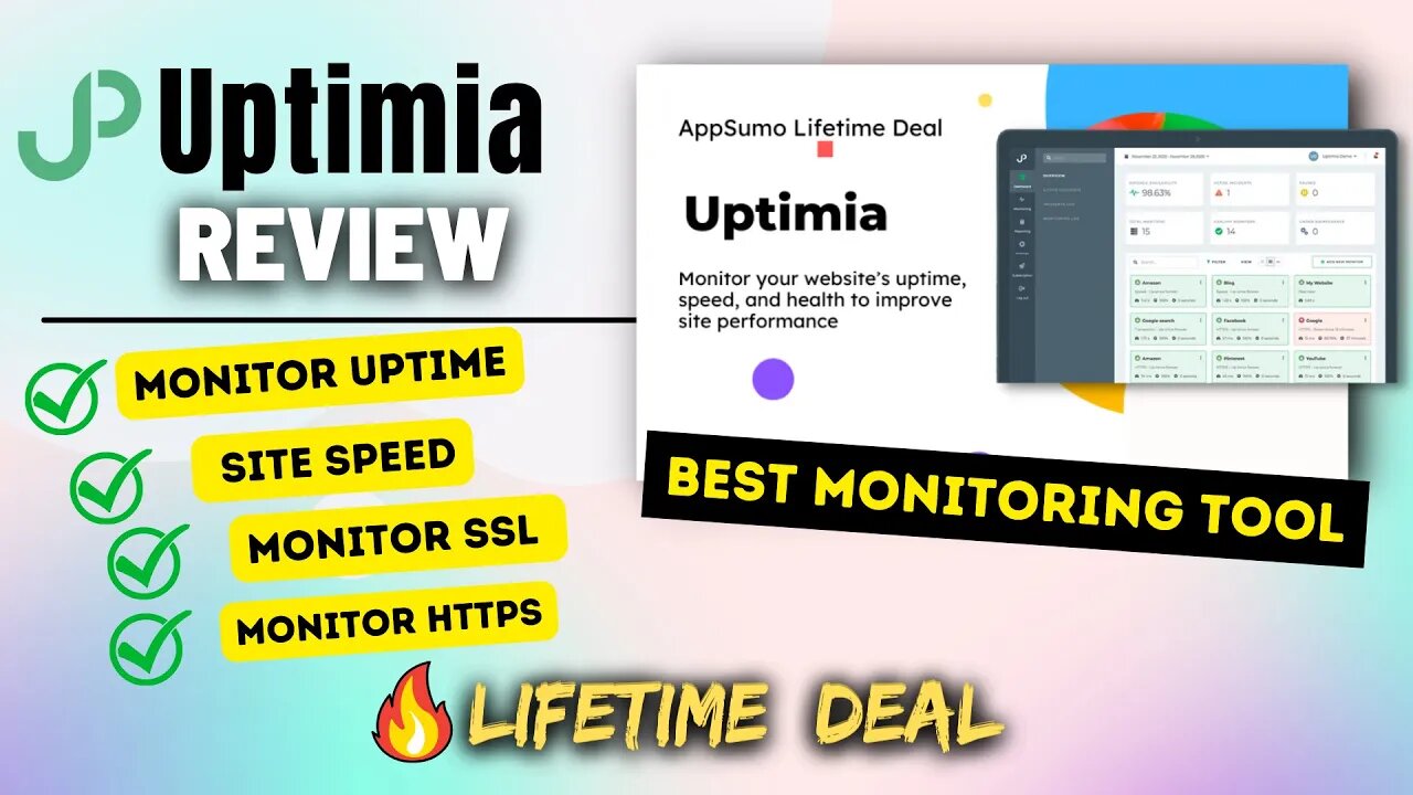 Uptimia Review (Lifetime Deal) | Best Better Uptime Alternative to Monitor Your Site Uptime & Speed