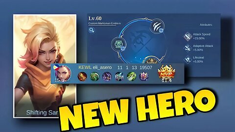 New Marksman Mobile Legends MLBB Ixia Best Build and emblem