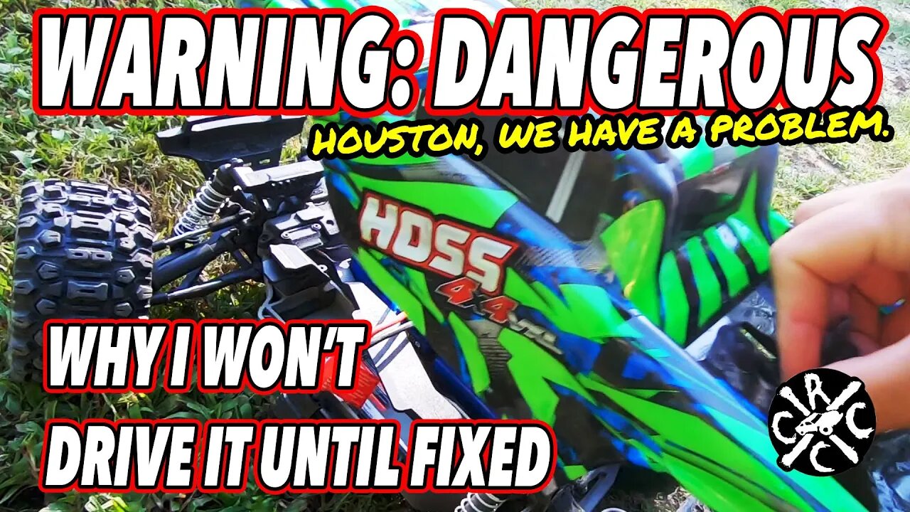 WARNING: Why I Won't Drive This New HOSS RC Until It Is Fixed