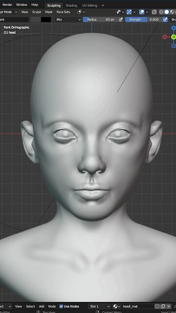 Blender 3D vertex painting