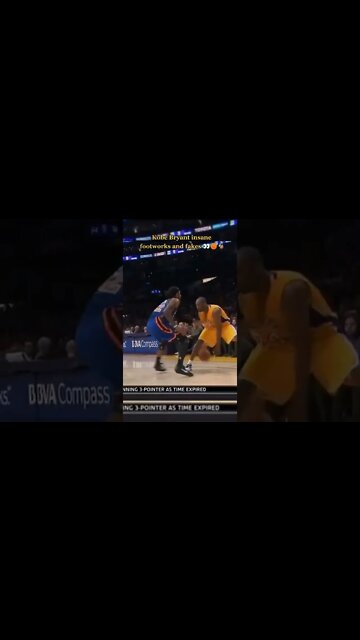 Kobe Bryant insane footworks and fakes